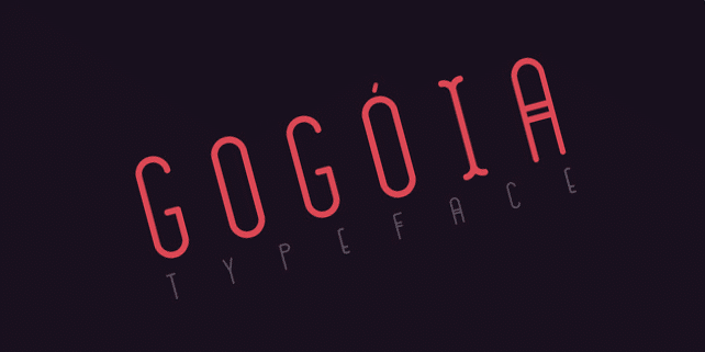 Gogoia – unusual, juicy font