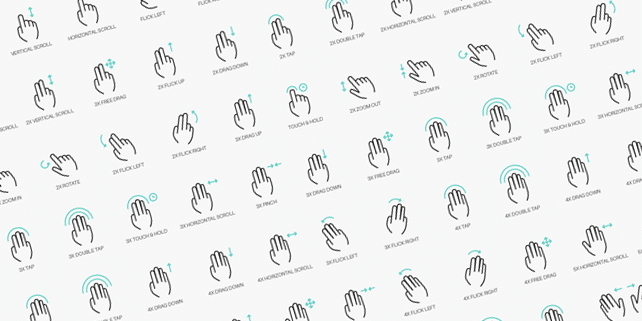 50+ gesture vector icons