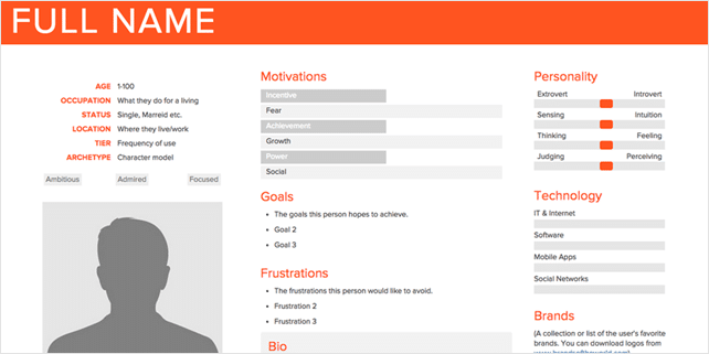 How to easily create user personas online