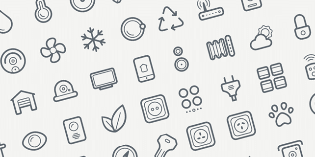 40 beautiful icons for smart house