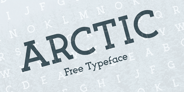 Arctic – modern slab serif typeface