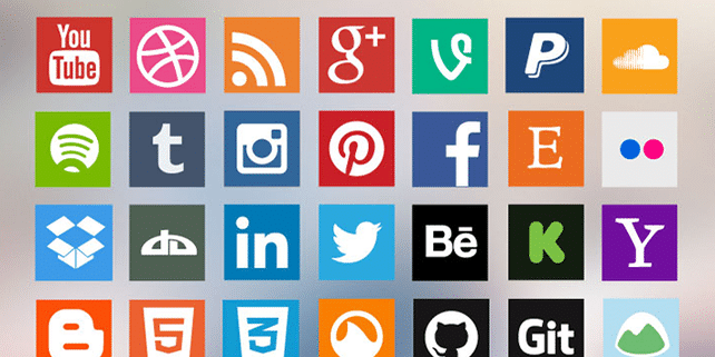 13 best social media icon sets for your blog or website