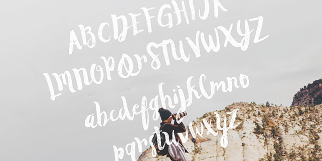 Duwhoers – creative, handmade font
