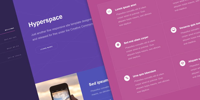 hyperspace-simple-html-template