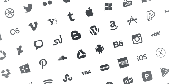 Picons social – 120 vector icons
