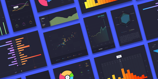 Colorful chart UI kit