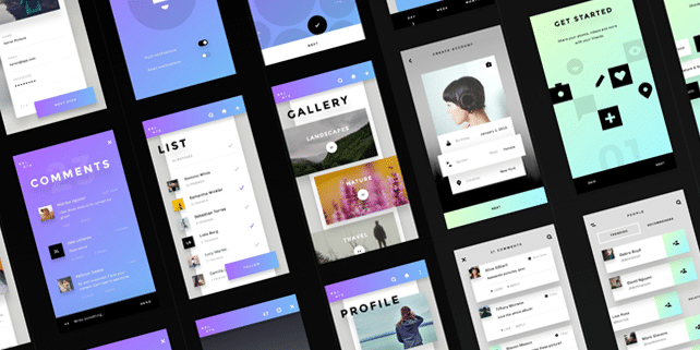 Relate – large mobile UI kit