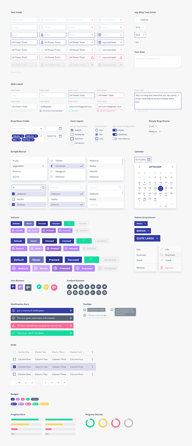 components for sketch