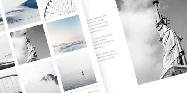 Bloc – photography WordPress theme
