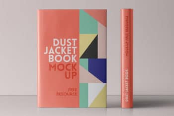 Dust Jacket Book Mockup Vol.4