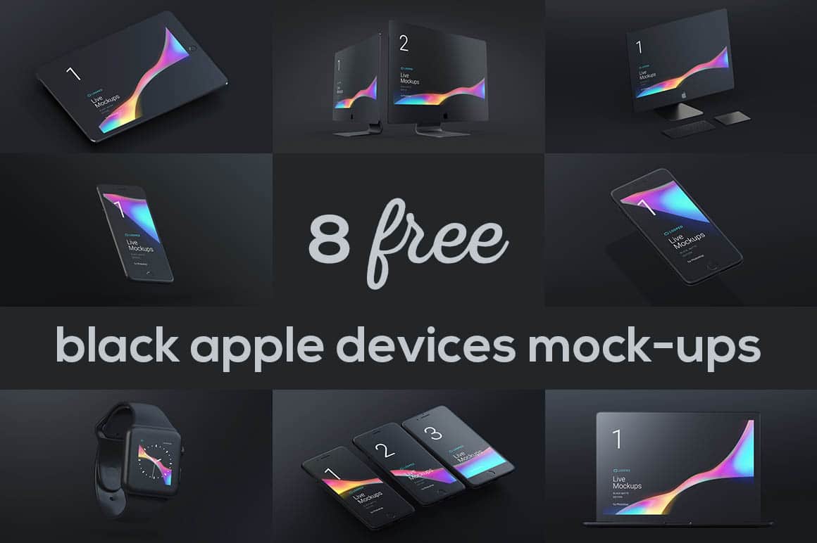 Black Matte Apple Devices