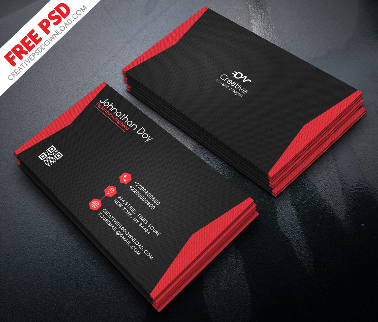 Business Card PSD Mockup Design