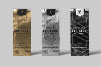 Free Coffee Bag PSD Mockup for Your Coffee Branding Project