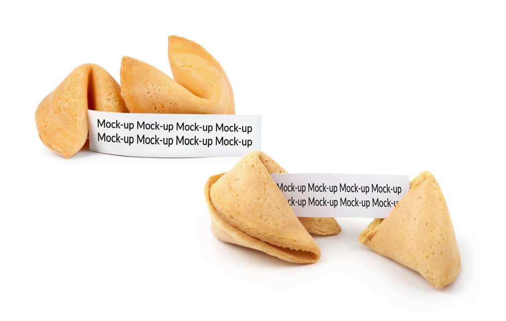 Set of Fortune Cookie Mockups
