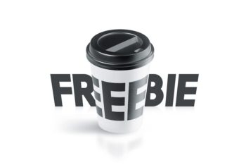 Animated Paper Coffee Cup Free Mockup