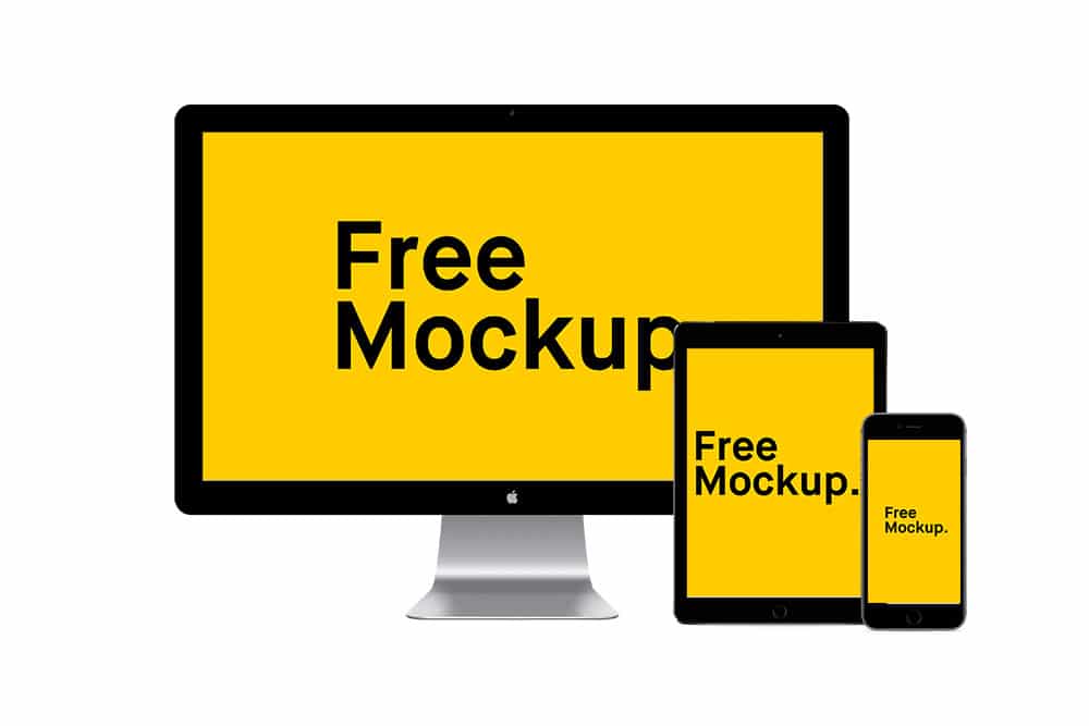 free apple devices mockup
