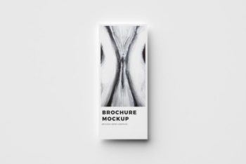 White Clean Brochure Cover Free Mockup
