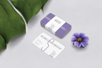 Free Business Card Mockup For Enticing Business Card Presentation