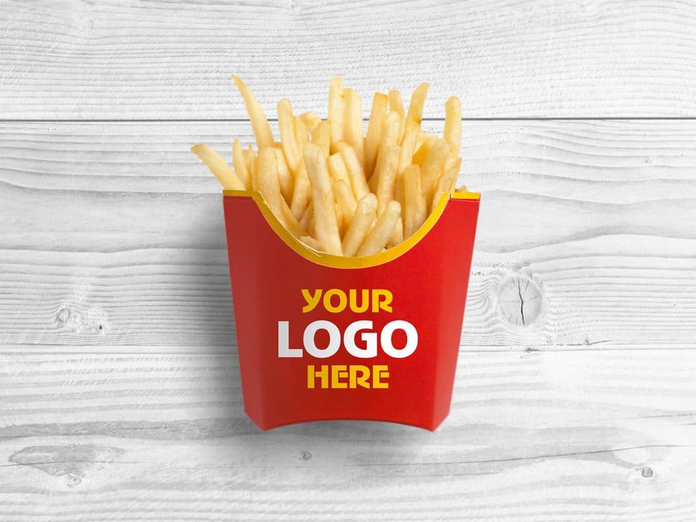 Delicious French Fries Free Mockup