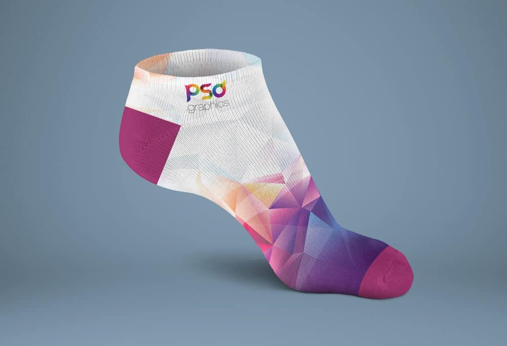 Colorful Sock Mockup