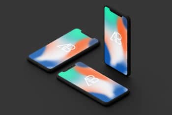 Gorgeous Clay iPhone X Mockup
