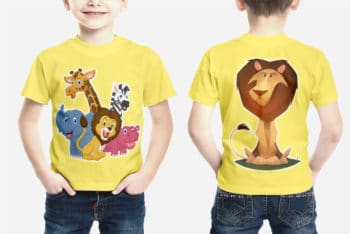Create Adorable Shirts With This Kids Shirt Mockup