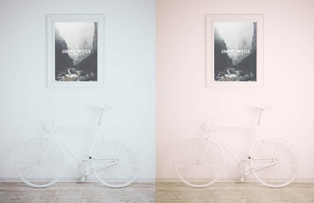 Framed Picture Plus Bike