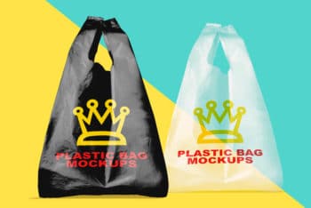 Fabulous Plastic Bag Mockups For Packaging Designs