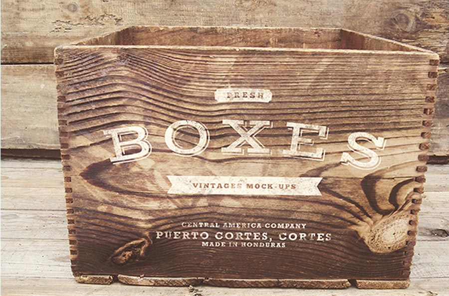 Wooden Vintage Boxes