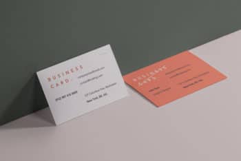 Free Business Card PSD Mockup to Promote Your Corporate Identity