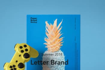 Free Paper PSD Mockup for Branding