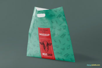 Presentable Plastic Bag PSD Mockup