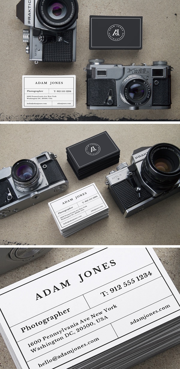 Vintage Cameras Mockup
