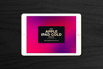 Apple iPad PSD Mockup with Exclusive Features & Excellent Look