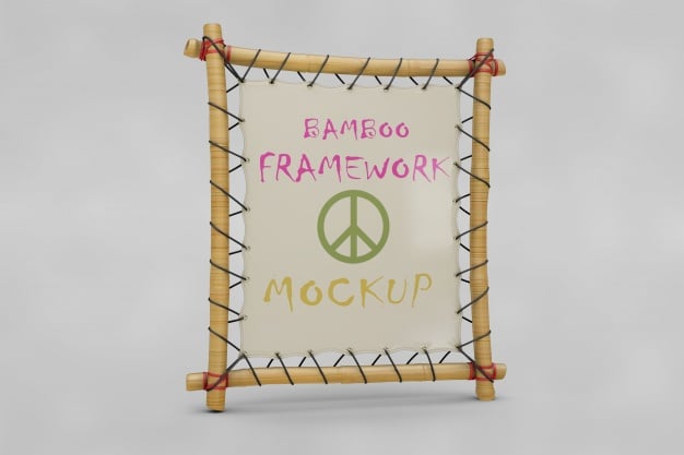 Bamboo Frame Mockup