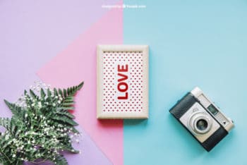 Free Plant Photography Mockup in PSD