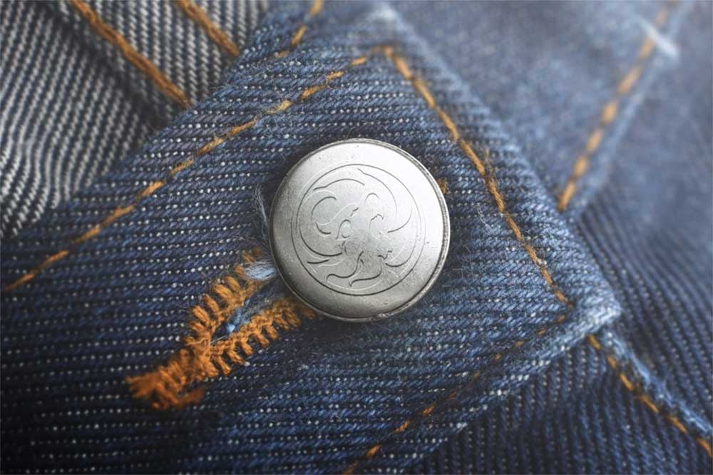 button jeans mockup