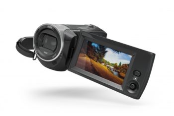 Free Video Camera Mockup in PSD