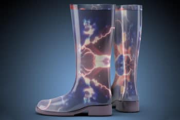 Superb and Realistic Rain Boots Mockup in PSD