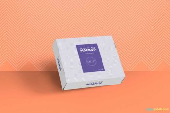 Free Box Packaging Mockup in PSD