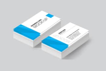 Free Download Business Card Mockup in PSD
