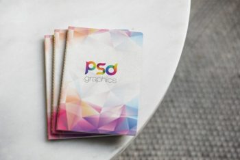 Outstanding Free Notebook Cover Mockup