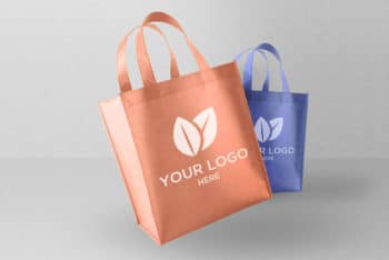 Free Eco-friendly Shopping Bag Mockup