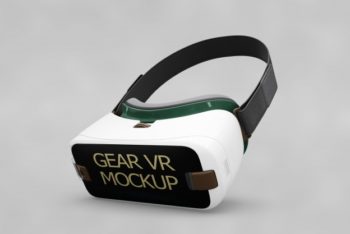 Free Simple VR Headset Mockup in PSD