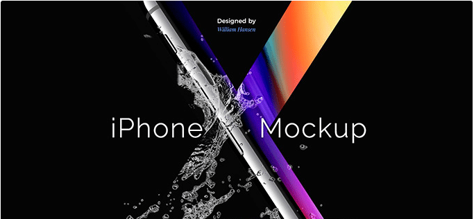 iPhone X PSD Mockup