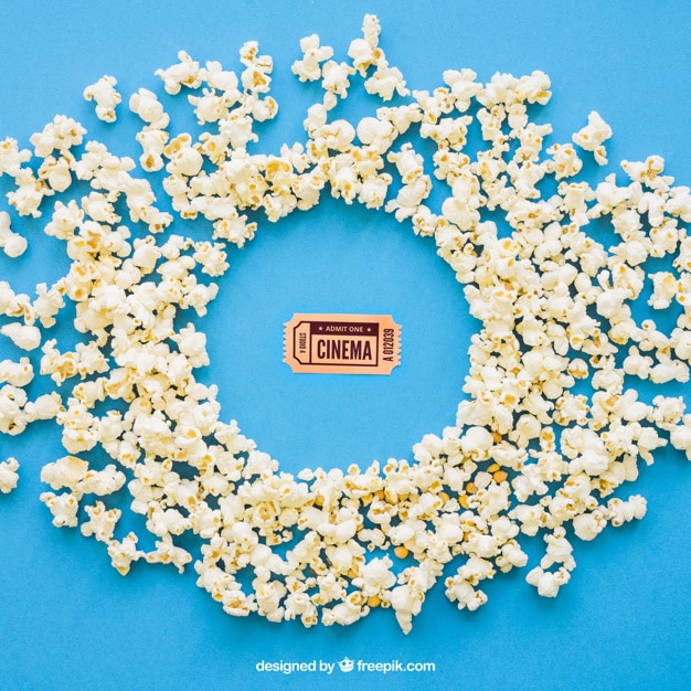 Popcorn Around Movie Ticket