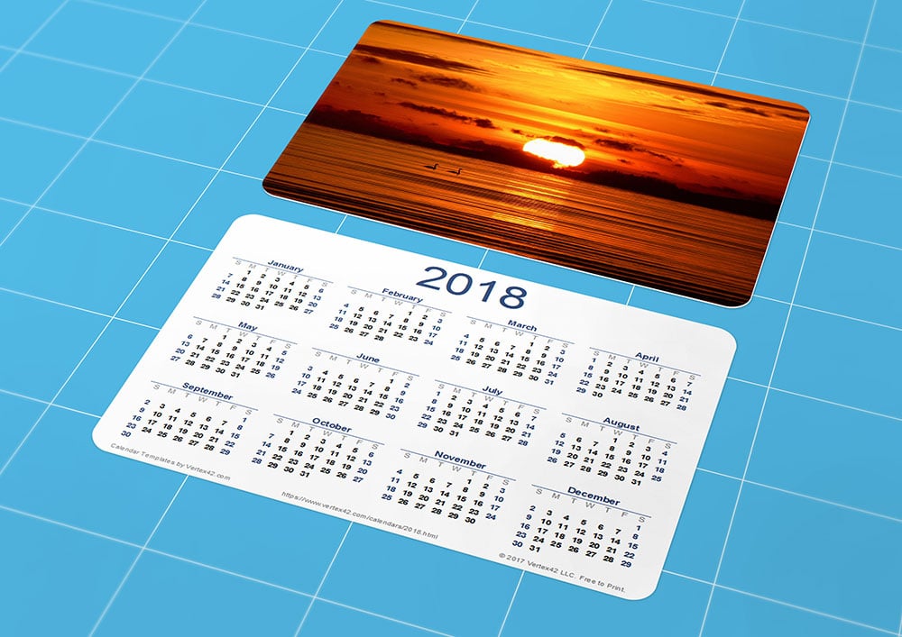 free pocket calendar mockup