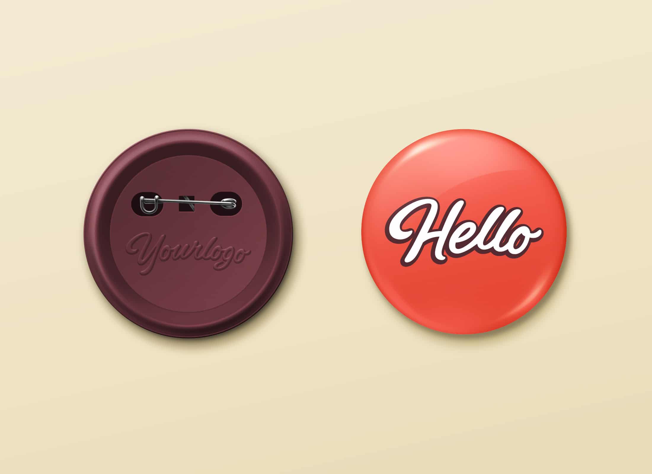 Button Pin Badge
