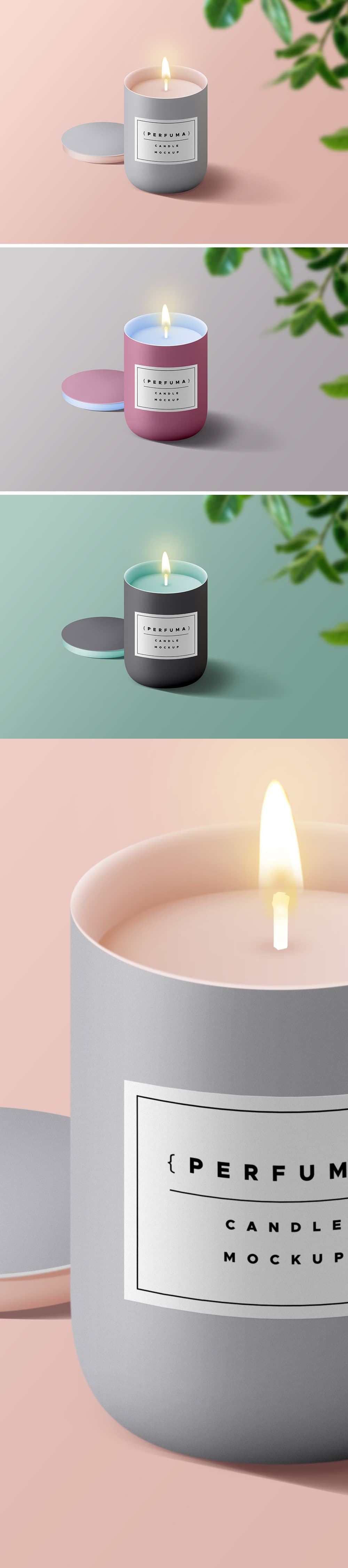 Wax Candle Plus Cover