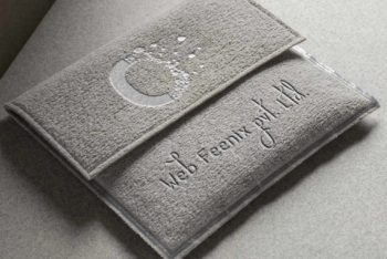 Card Pouch PSD Mockup Available with Useful features